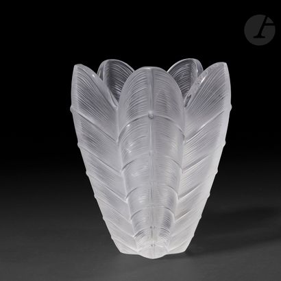 null MAISON LALIQUE
Déclinaison du modèle Chrysalide créé par Marc Lalique vers [1975]
Vase...
