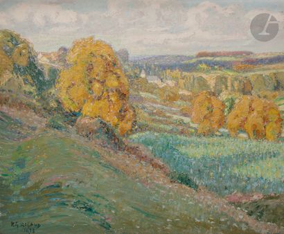 null Pierre Gaston RIGAUD (1874-1939)
Paysage de Queaux, Poitou
Huile sur toile.
Signée...