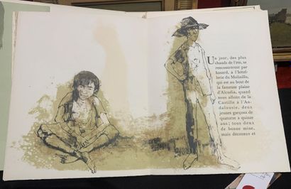 null 
[MISCELLANEOUS - SET OF TWO ILLUSTRATED BOOKS BY JEAN JANSEM AND MISCELLANEOUS]



CERVANTES...