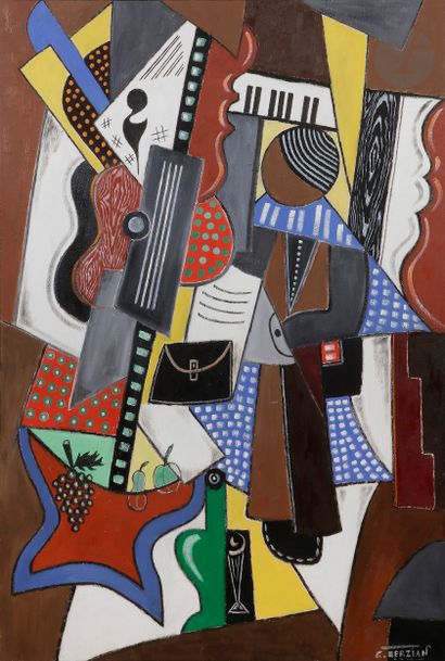 null 
Georges TERZIAN (1939-2021)



The Troubadour, 2020



Oil on canvas.



Signed...