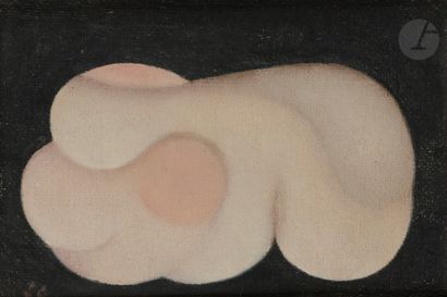 null Louis CARMEIL (1920-1999)
Composition, 1977
Huile sur toile.
Monogrammée en...