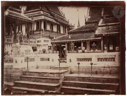 null Émile Gsell (1838-1879) - Francis Chit (1830-1891)
Indochine. Siam, 1870. 
Saïgon,...