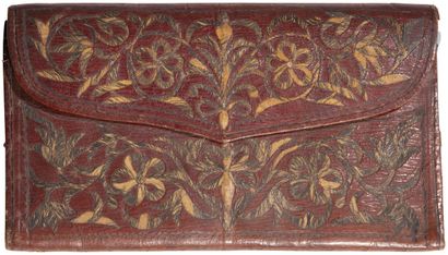Leather wallet, Ottoman Turkey, located in...