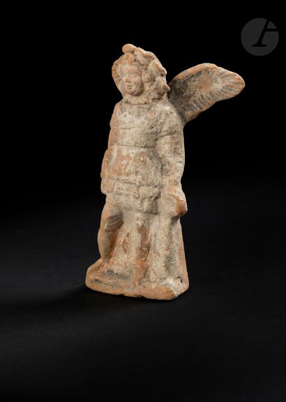 null Statuette representing
ErosGreek
world
, 3rd - 2nd century BC.
Terracotta, engobe...