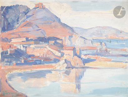 null Augustin FERRANDO (1880-1957
)View of Oran, 1906Oil
on board.
Signed and dated...
