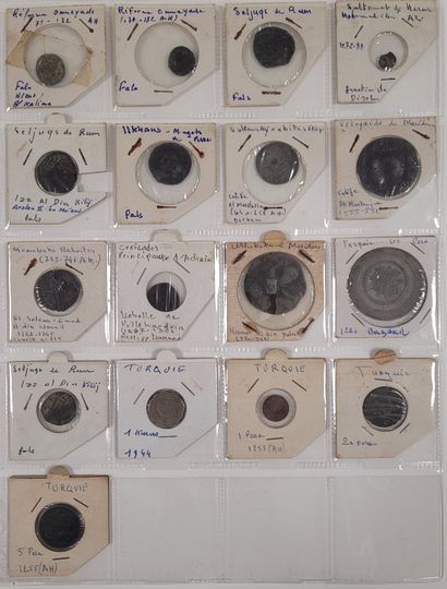 null Set of 37 bronze and silver coins of various periods34
Islamic coins including...