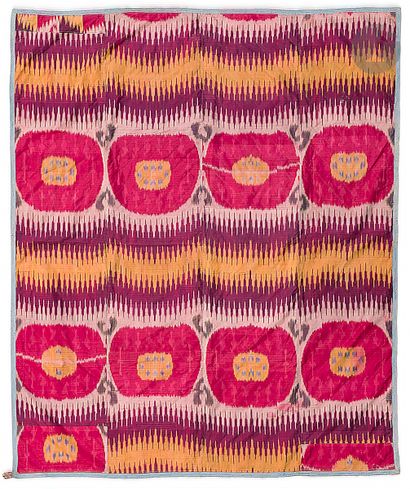 Set of three ikat, Central Asia, 19th - 20th...