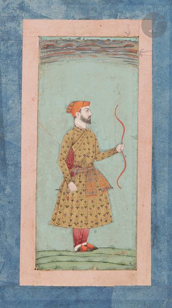Portrait of an archer, North India, Mughal...