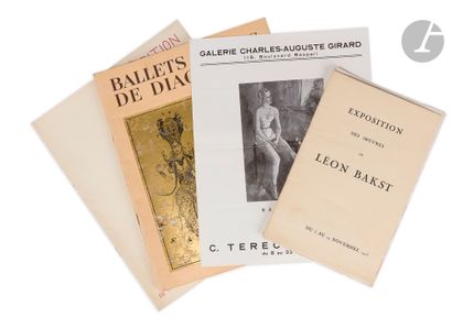 null Trois catalogues et une affichette d’exposition
1) Sergueï Mikhaïlovitch LIFAR...