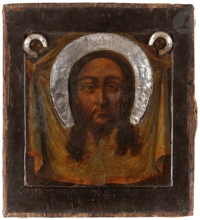null Icon of the Holy Face. Late 17th / early 18th centuryThe
nimbus of Christ and...