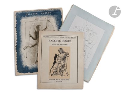  Set of 3 programs of Russian ballets by...