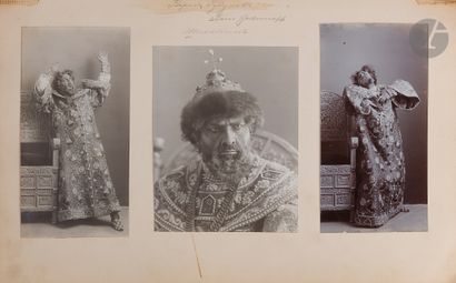 null Album of photographs of artists from the dramatic, opera and ballet troupes...