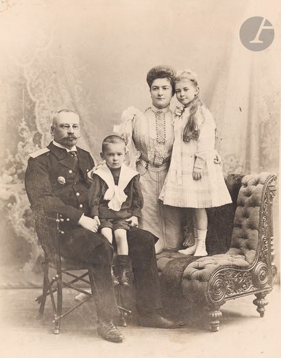  Set of photographs relating to the VOEVODSKY family1 ) Lieutenant Colonel Platon...