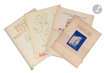 Set of 4 Ballets de Monte-Carlo1) André DERAIN...