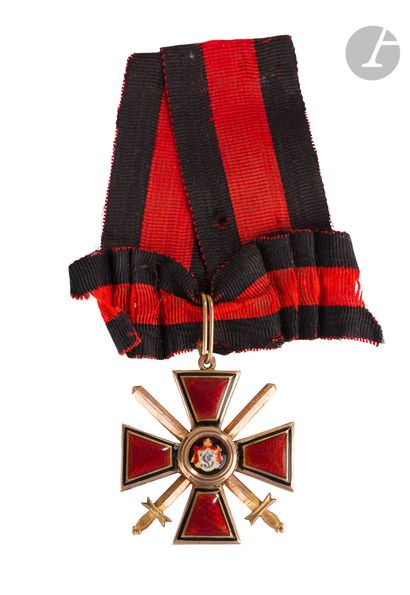 Croix de Saint-Vladimir de IVe classe avec...