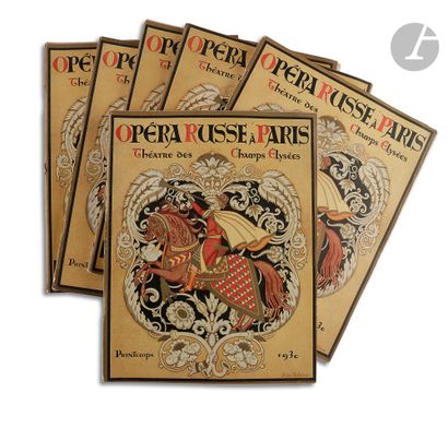 null Opéra Russe à Paris. Théâtre des Champs-Élysées. Printemps 1930
Six programmes :...