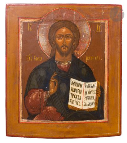 Icon of Christ Pantocrator. Second half of...