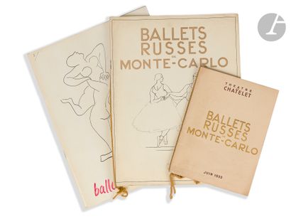 null Ensemble de 3 Ballets Russes de Monte-Carlo
1) André DERAIN (1880-1954) [Illustrations...