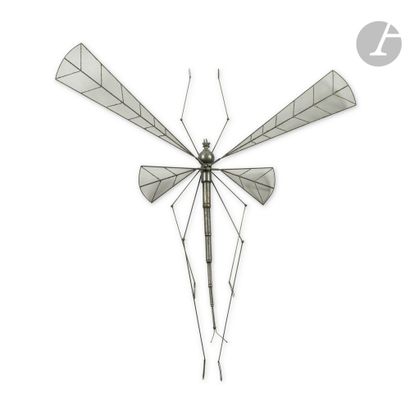 null FRANCOIS RATY (1928-1982
)Dragonfly,
1972Scalloped
sculpture.

Proof in tinned...