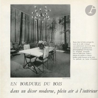 null GINO SARFATTI (1912-1985) DESIGNER & ARTELUCE ÉDITEUR - POUR LA DÉCORATION CONÇUE...