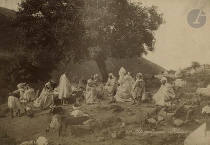 null Jean Geiser et divers
Algérie, c. 1870-1880. 
Types algériens. Alger. Mosquée...