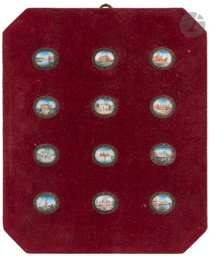 null Anglo-Indian school of the 19th centuryTwelve
very small and fine miniatures...