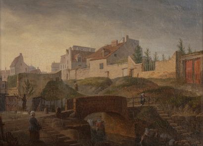 null Jacques-Albert SENAVE (Loo 1758 - Paris 1823)
Les vendanges ; Depuis le pont
Paire...