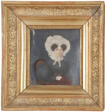 null Portrait de de Marie Françoise Xavier de Michelet, épouse de JB Barthelemy de...
