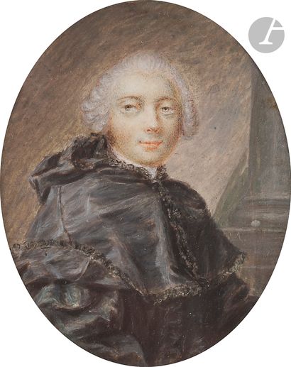 null Attributed to Jean-Daniel WELPER
(Strasbourg, 1730 - Paris, 1789)
Presumed portrait...