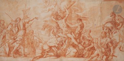 null Italian school of the 18th centuryMartyrdom of
a saint after a MasterSanguine
and...