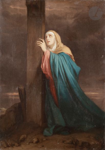 null Édouard ONSLOW (Blesle, 1830 - 1904), d’après DELAROCHE
Vierge au pied de la...