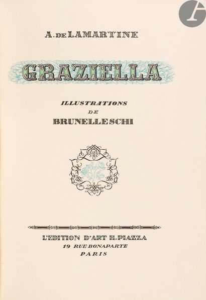 null [BRUNELLESCHI (Umberto)].
Ensemble de 3 ouvrages illustrés par Brunelleschi :


-...