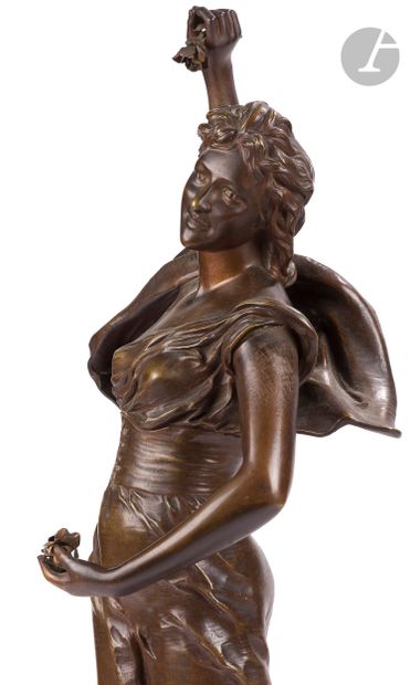 null A. Levasseur (active in the 19th century
)Flower FestivalBronze
with brown patinaSigned
"...