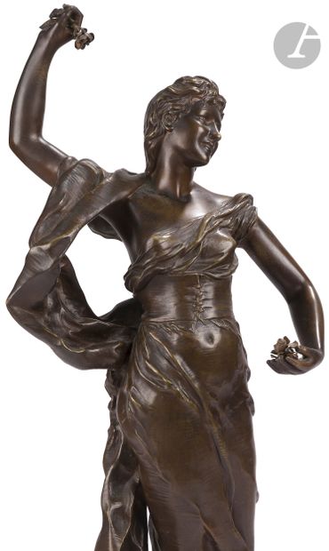 null A. Levasseur (active in the 19th century
)Flower FestivalBronze
with brown patinaSigned
"...
