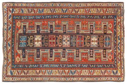 null KONAGEND - 19th centuryCarpet
decorated with multiple small multicoloured rectangles...