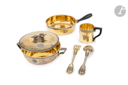 null Reissue of the Emperor Napoleon I's field service including
:- A pair of cutlery.
-...