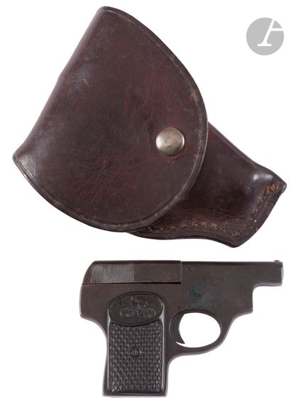 Cyclist's pistol with annular percussion,...