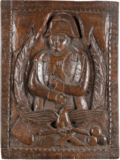 ART POPULAR Low relief
carved wood of the...