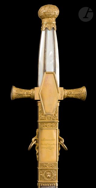 null Rare French Marshal's sword, model 1817
.fuse decorated on all sides with mother-of-pearl...