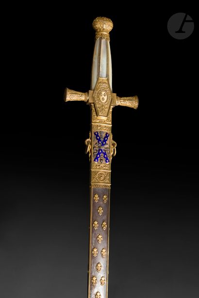null Rare French Marshal's sword, model 1817
.fuse decorated on all sides with mother-of-pearl...