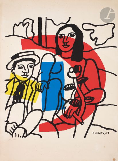 null Fernand Léger (1881-1955) (d’après)
Affiche pour une exposition de l’artiste...
