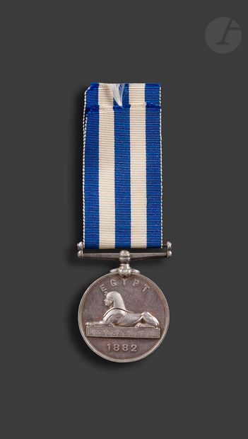null GREAT BRITAIN 
EGYPT 1882-89 Medal. 
Silver. Ribbon.
Awarded on the edge " 4563...