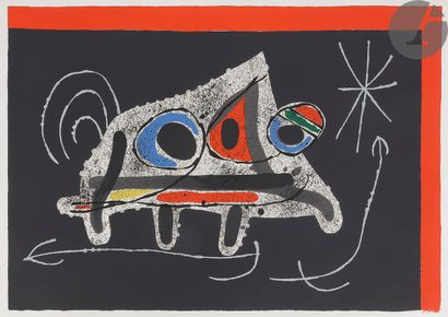  MIRÓ (Joan). The lizard with golden feathers....