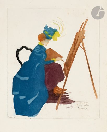 null Jacques Villon (Gaston Duchamp, dit) (1875-1963)
Une artiste, ou La Femme au...