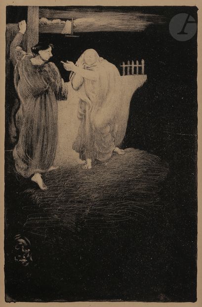 null Ker-Xavier Roussel (1867-1944)
Noli Me Tangere. 1894. Lithographie. 142 x 225....