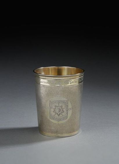 null STRASBOURG AROUND 1698
A large magistrate’s beaker in Vermeil
Master silversmith:...
