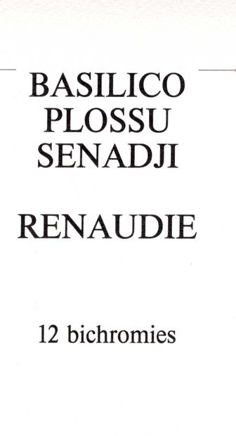 null BASILICO, GABRIELE (1944-2013) [Signed]
PLOSSU, BERNARD (1947) [Signed]
SENADJI,...