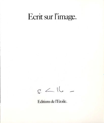 null CALLE, SOPHIE (1953) [Signed]
L’Hôtel.
Éditions de l’Etoile, Paris, 1984.
In-8...