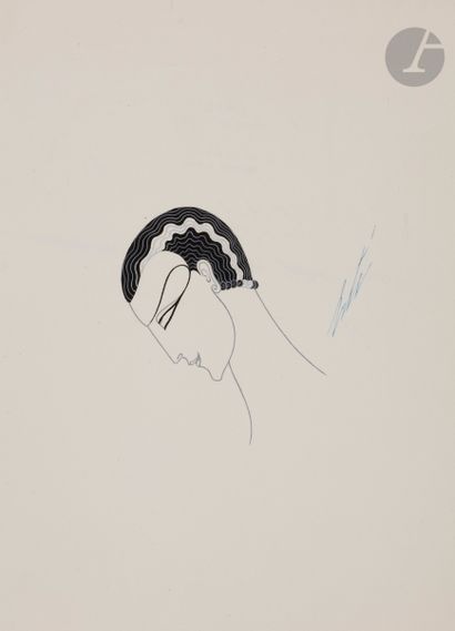 null Romain de Tirtoff dit ERTÉ (1892-1990
)Second aspect of the head of the mannequin...