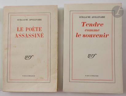 null APOLLINAIRE (Guillaume).
Ensemble de 4 ouvrages :
- Le Poète assassiné. Paris...